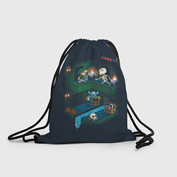 Рюкзак-мешок Линк в замке, цвет: 3D-принт