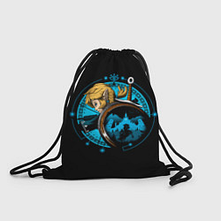 Рюкзак-мешок Линк с мечом и щитом, цвет: 3D-принт
