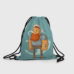 Рюкзак-мешок Старый добрый моряк, цвет: 3D-принт