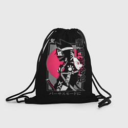 Рюкзак-мешок Клинок, рассекающий демонов - red sun, цвет: 3D-принт