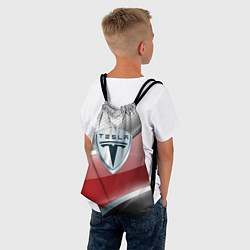 Рюкзак-мешок Tesla - Logo Style, цвет: 3D-принт — фото 2