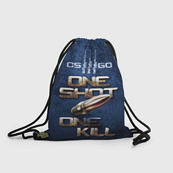 Рюкзак-мешок One Shot One Kill CS GO, цвет: 3D-принт