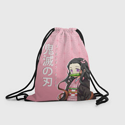 Рюкзак-мешок НЕДЗУКО DEMON SLAYER КЛИНОК, цвет: 3D-принт