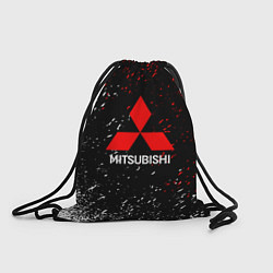 Рюкзак-мешок Mitsubishi Logo auto, цвет: 3D-принт