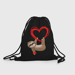 Рюкзак-мешок Ленивая любовь, цвет: 3D-принт