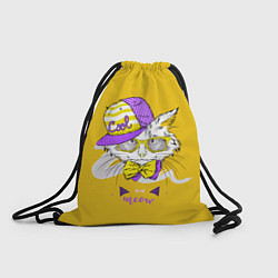 Рюкзак-мешок Модный Котик Meow, цвет: 3D-принт