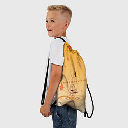 Рюкзак-мешок Умиротворение со мной, цвет: 3D-принт — фото 2