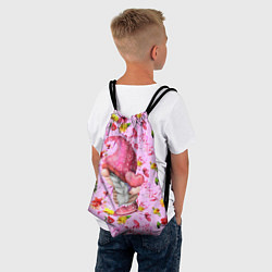 Рюкзак-мешок Цветочный гном, цвет: 3D-принт — фото 2