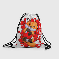 Рюкзак-мешок Лисенок 22, цвет: 3D-принт
