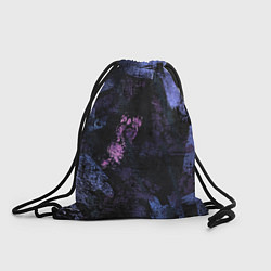 Рюкзак-мешок Синий милитари, цвет: 3D-принт