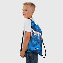 Рюкзак-мешок Poppy Playtime Pattern background, цвет: 3D-принт — фото 2