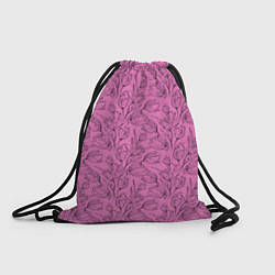 Рюкзак-мешок Узор тюльпанов, цвет: 3D-принт
