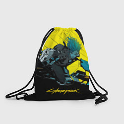 Рюкзак-мешок Vi Ви на мотоцикле cyberpunk 2077, цвет: 3D-принт
