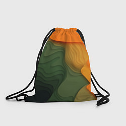 Рюкзак-мешок Зеленые дюны, цвет: 3D-принт