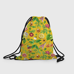 Рюкзак-мешок Фрукты, лето, цвет: 3D-принт