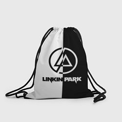 Рюкзак-мешок Linkin Park ЧБ, цвет: 3D-принт