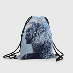 Рюкзак-мешок Нежность весны, цвет: 3D-принт