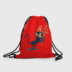 Рюкзак-мешок Дьявол персонаж Cuphead, цвет: 3D-принт