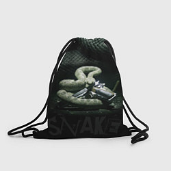 Рюкзак-мешок Змея - пистолет, цвет: 3D-принт