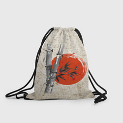 Рюкзак-мешок Закат Бамбук, цвет: 3D-принт