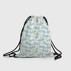 Рюкзак-мешок YOGA лотос, цвет: 3D-принт