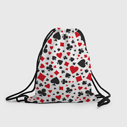 Рюкзак-мешок Картёжные Масти, цвет: 3D-принт