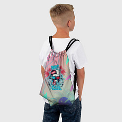 Рюкзак-мешок Черепальма, цвет: 3D-принт — фото 2
