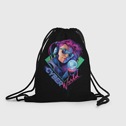 Рюкзак-мешок Cyber World, цвет: 3D-принт