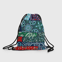 Рюкзак-мешок Лоскуты Бандан, цвет: 3D-принт