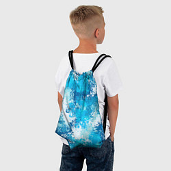 Рюкзак-мешок Спортивный камуфляж Пикси - Лагуна, цвет: 3D-принт — фото 2