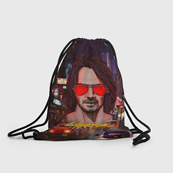Рюкзак-мешок Johnny Cyberpunk2077 Джонни, цвет: 3D-принт