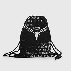 Рюкзак-мешок WALHALLA TEAM BLACK WHITE ЛОГО ТОКИЙСКИЕ МСТИТЕЛИ, цвет: 3D-принт