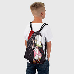 Рюкзак-мешок Клинок, рассекающий демонов Незуко Камадо, цвет: 3D-принт — фото 2