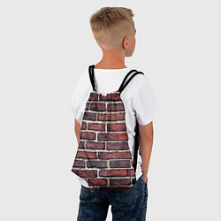 Рюкзак-мешок Brick Wall, цвет: 3D-принт — фото 2
