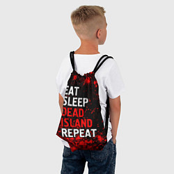 Рюкзак-мешок Eat Sleep Dead Island Repeat Краска, цвет: 3D-принт — фото 2