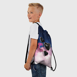 Рюкзак-мешок Star Hearts 3D, цвет: 3D-принт — фото 2