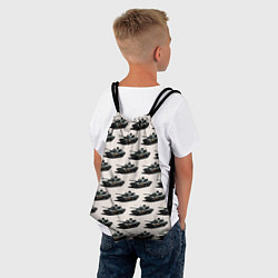Рюкзак-мешок Танки Паттерн, цвет: 3D-принт — фото 2