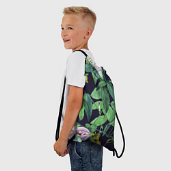 Рюкзак-мешок Цветы Ботанические, цвет: 3D-принт — фото 2