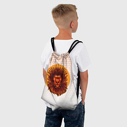 Рюкзак-мешок Солнечный лев, цвет: 3D-принт — фото 2
