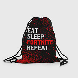 Рюкзак-мешок Eat Sleep Fortnite Repeat Арт, цвет: 3D-принт