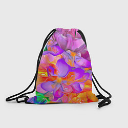 Рюкзак-мешок ЦВЕТОЧНЫЙ РАЙ 1, цвет: 3D-принт