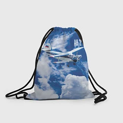 Рюкзак-мешок Гражданский самолет Ан-2, цвет: 3D-принт
