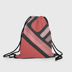 Рюкзак-мешок ПОЛОСКИ ЛИНИИ, цвет: 3D-принт