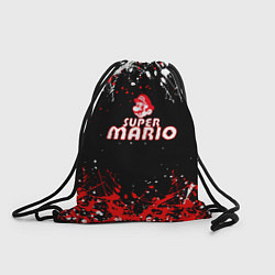 Рюкзак-мешок Super mario брызги красок, цвет: 3D-принт