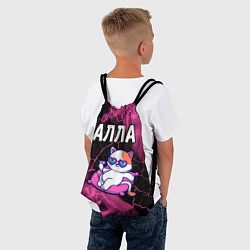 Рюкзак-мешок Алла КОШЕЧКА Пламя, цвет: 3D-принт — фото 2