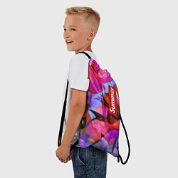 Рюкзак-мешок Красочный летний цветочный паттерн Summer color pa, цвет: 3D-принт — фото 2