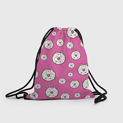Рюкзак-мешок Бублик кот, цвет: 3D-принт