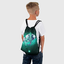 Рюкзак-мешок 2 слоника, цвет: 3D-принт — фото 2