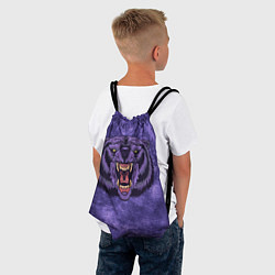 Рюкзак-мешок Мистический медведь, цвет: 3D-принт — фото 2