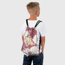 Рюкзак-мешок Цветы Восхитительный Летний Букет Пион, цвет: 3D-принт — фото 2